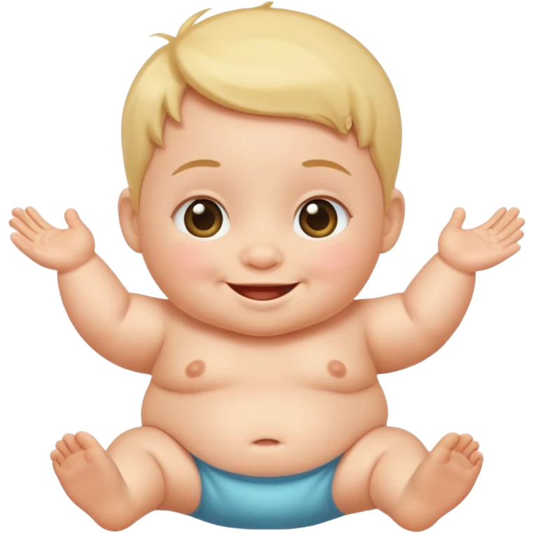 a full view of an Baby emoji