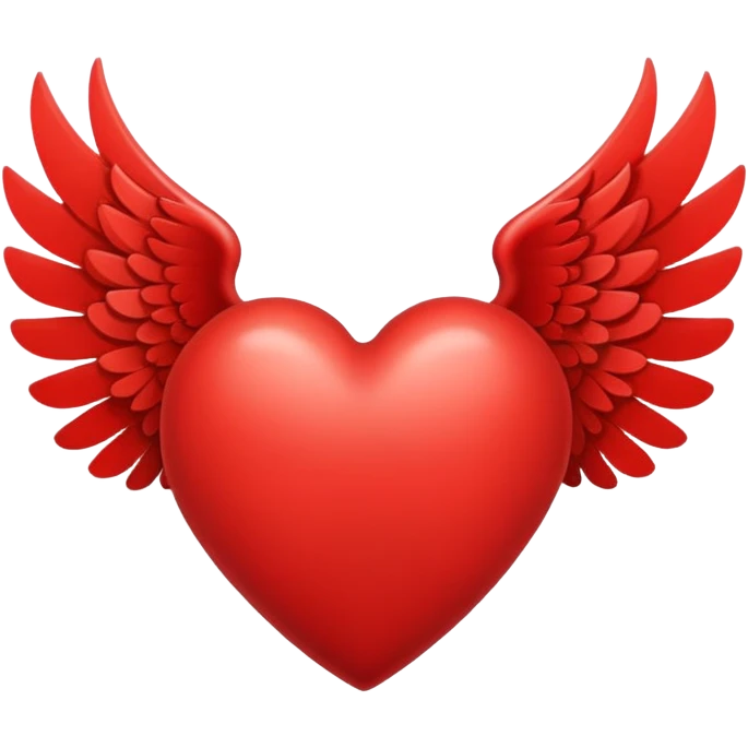 a heart with wings emoji