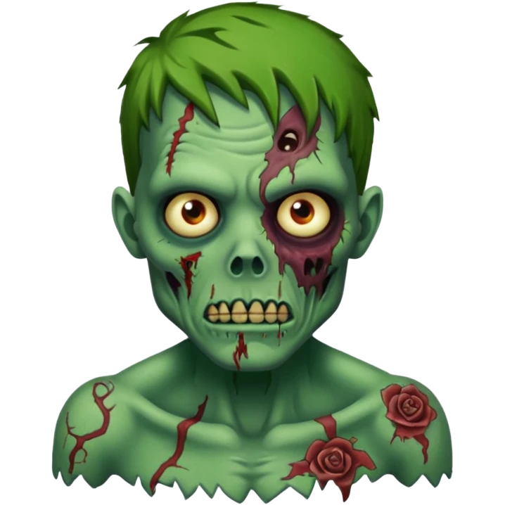 tattooed zombie emoji