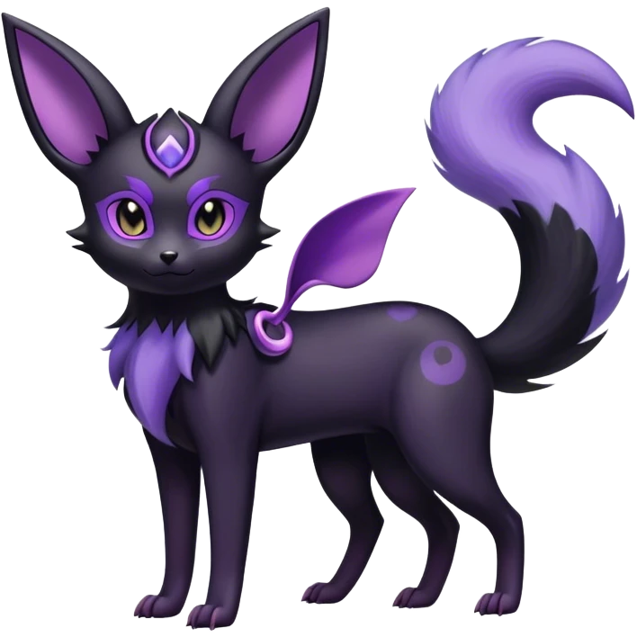 Noibat-Umbreon-Espeon-hybrid, full body emoji