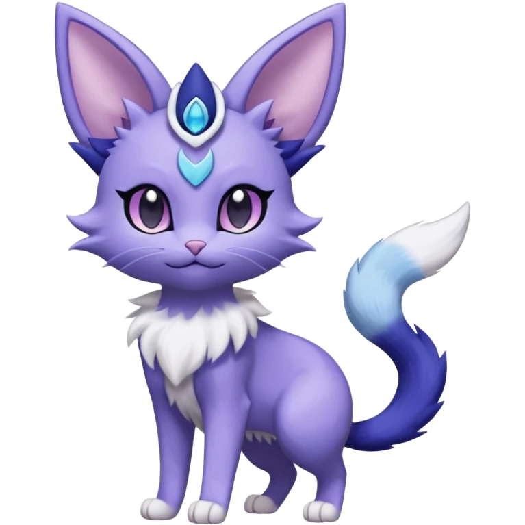 Espeon-Purrloin-Meowstic-Fakémon-hybrid-creature (full body)  emoji