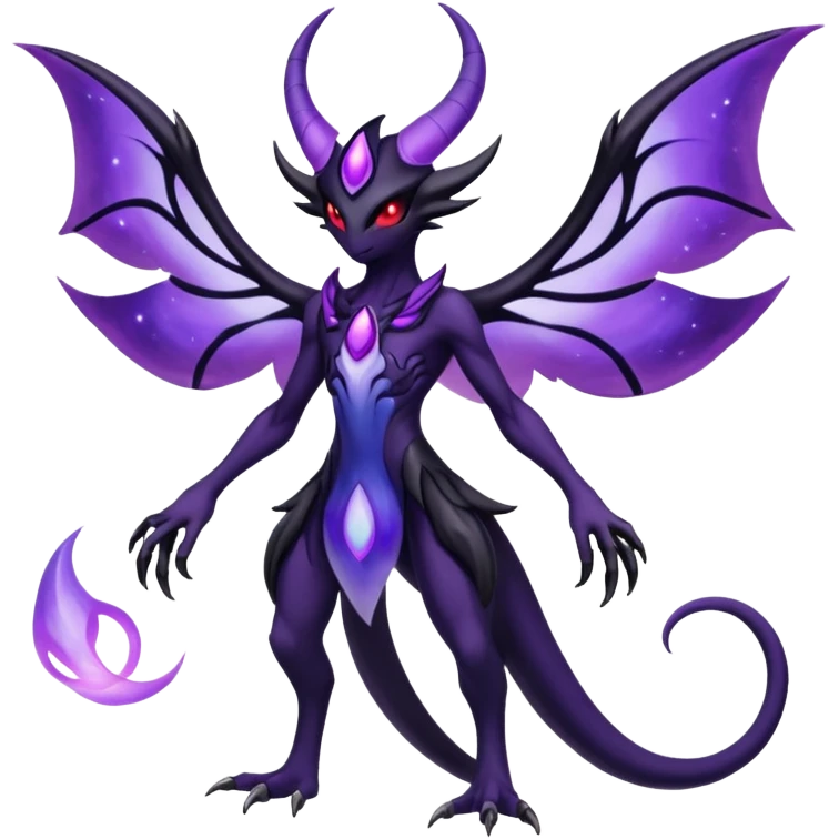 Lunala-Darkrai-Fakémon-hybrid-creature (full body)  emoji