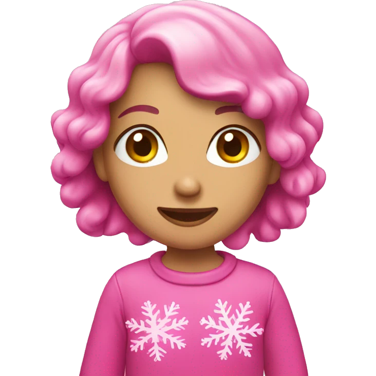 Pink Christmas  emoji