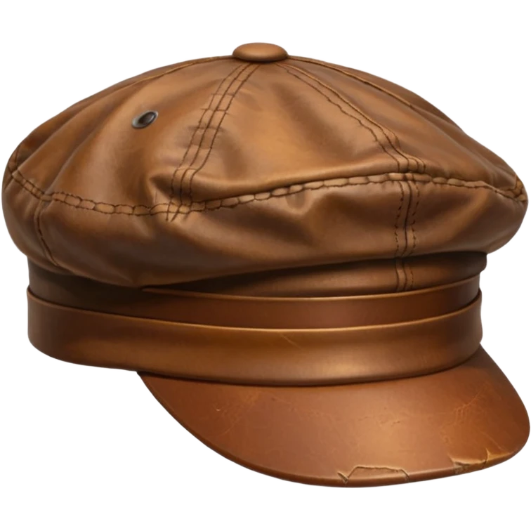 brown cap emoji
