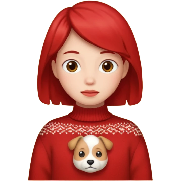 Pepper wearing a sweater emoji