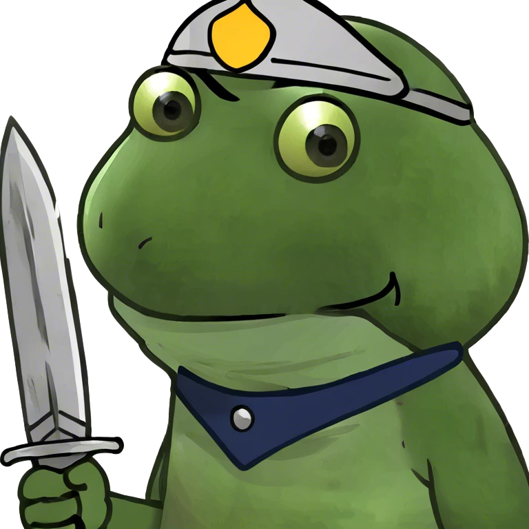 War frog  emoji