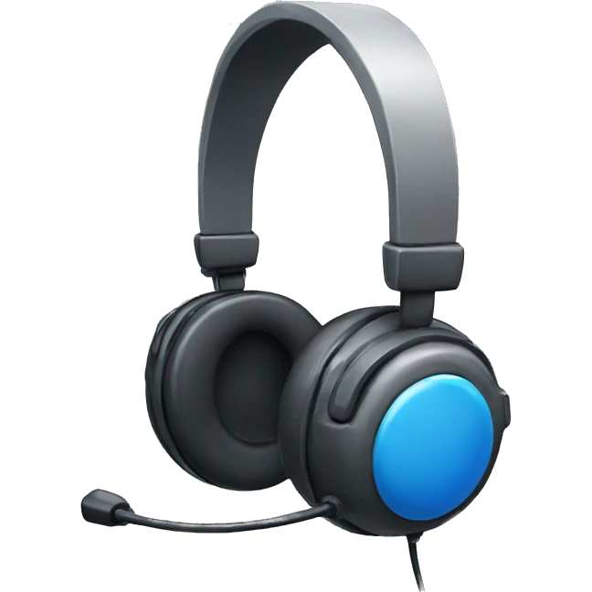 Gaming headset emoji