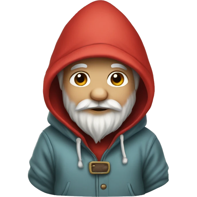 Gnome in a hoodie  emoji