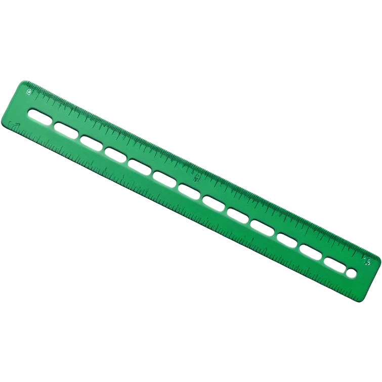 green ruler emoji