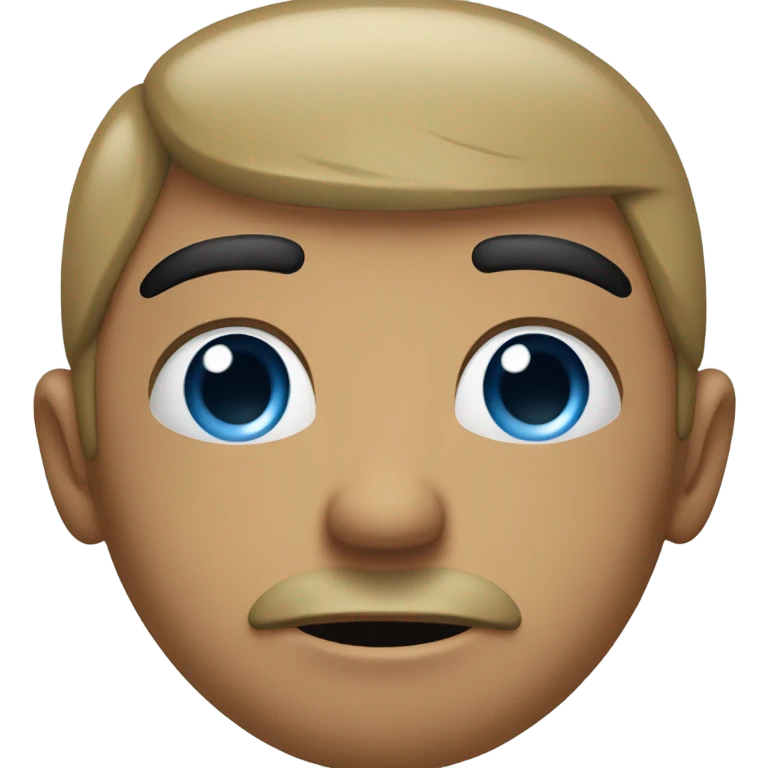  Man crying blue tears   emoji
