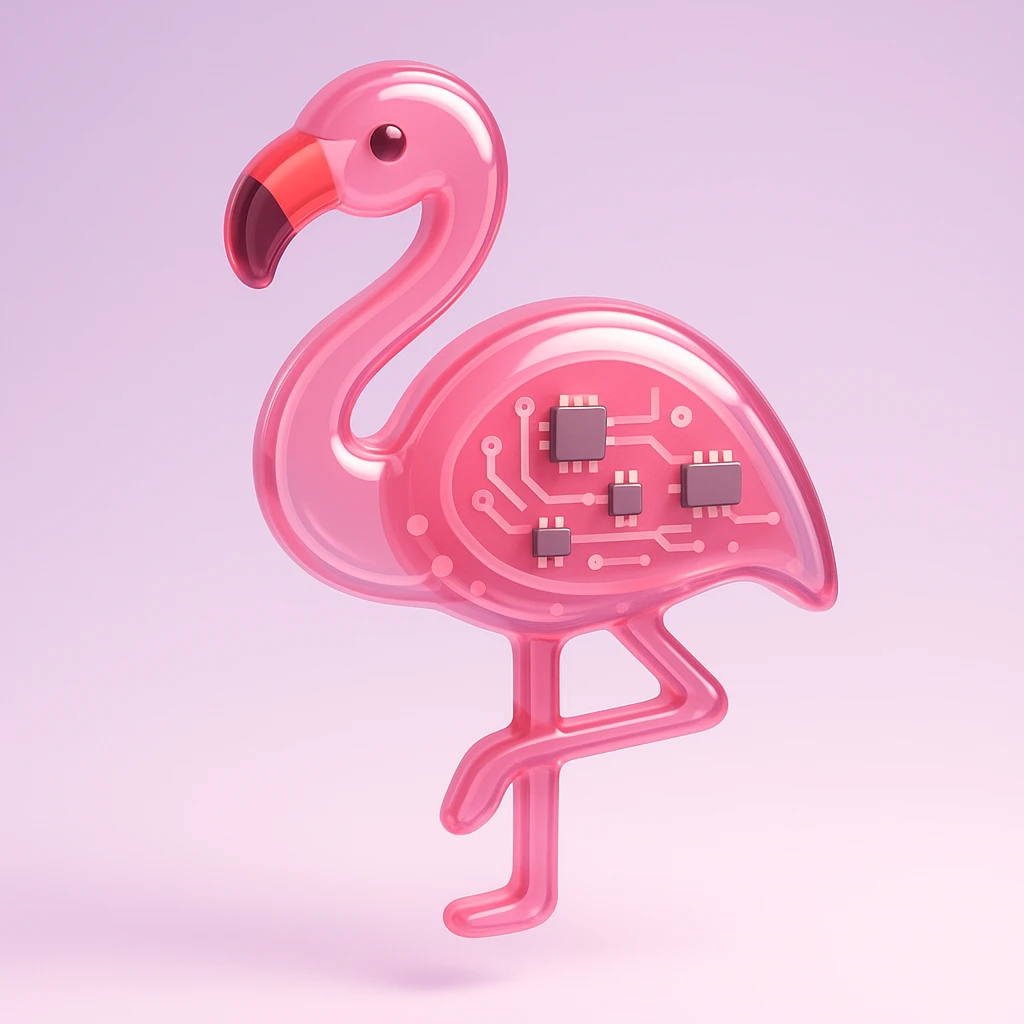 flamingo emoji
