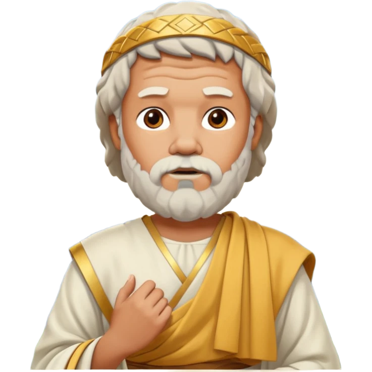 Socrates on mountain skies emoji