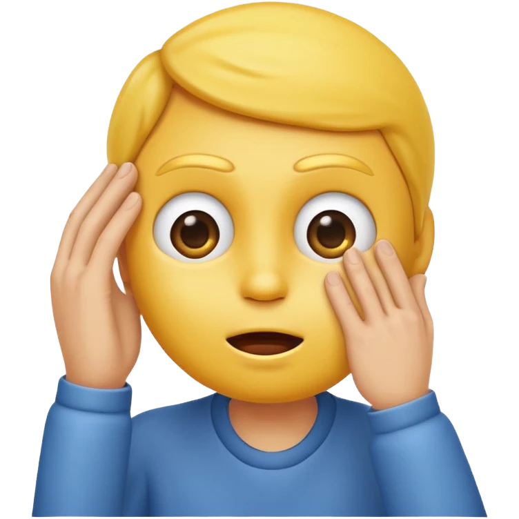 Create an emoji that says well, duh emoji