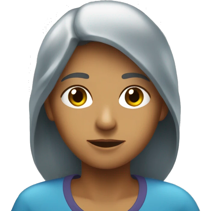 Una persona tomando agua  emoji
