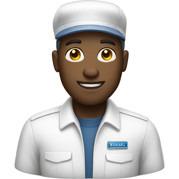 White mailman  emoji