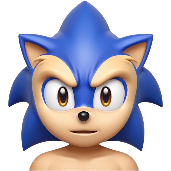 unpatient sonic emoji