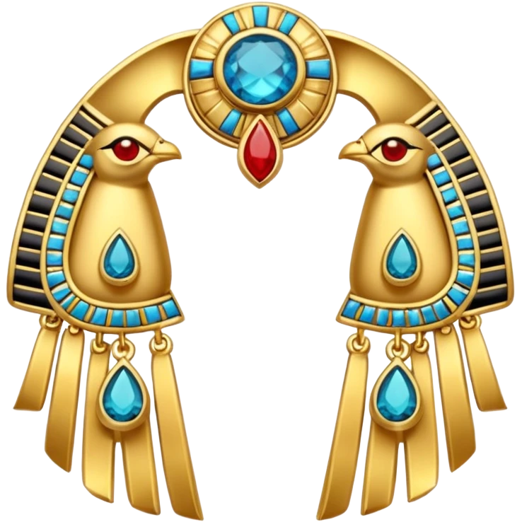 Egyptian takı with Gold Details emoji