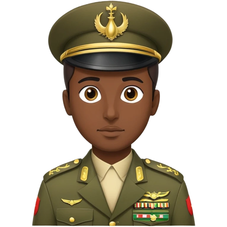 Saudi Arabian soldier in traditional military uniform emoji