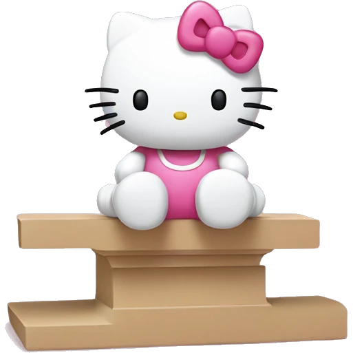 Hello-kitty hello-kitty doing split emoji