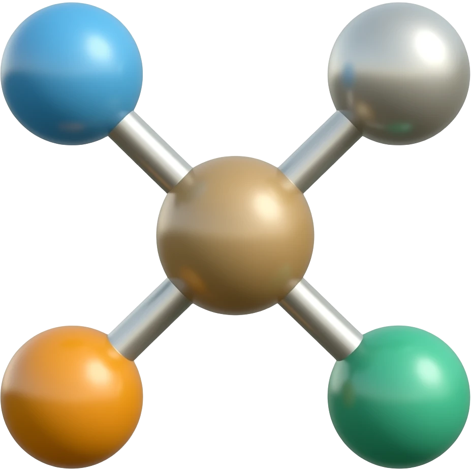 molecular structure model emoji