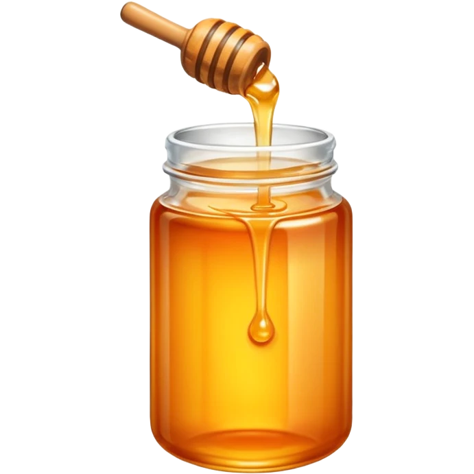 a tube with orange honey inside emoji
