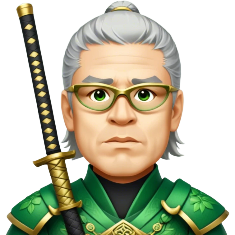 Emerald Samurai emoji