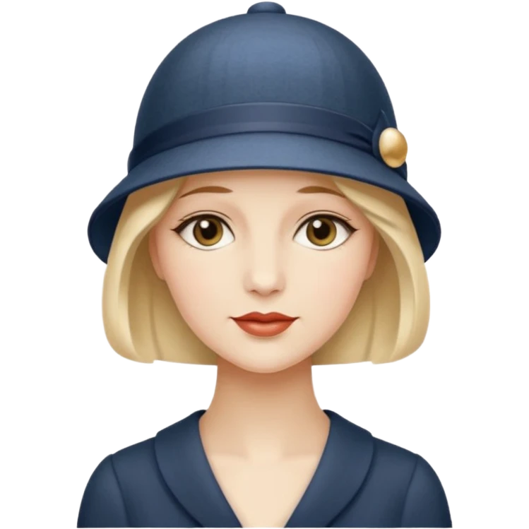 1920s woman emoji emoji
