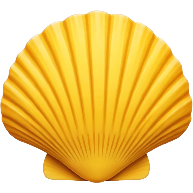 Scallop yellow shell emoji