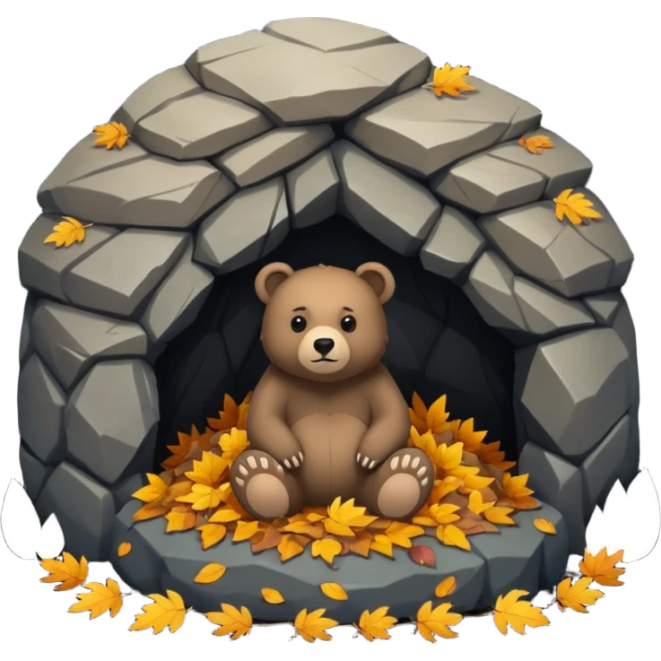bear cave emoji