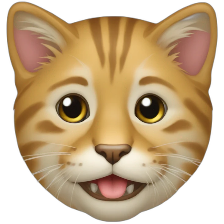 кот с косыми глазам emoji