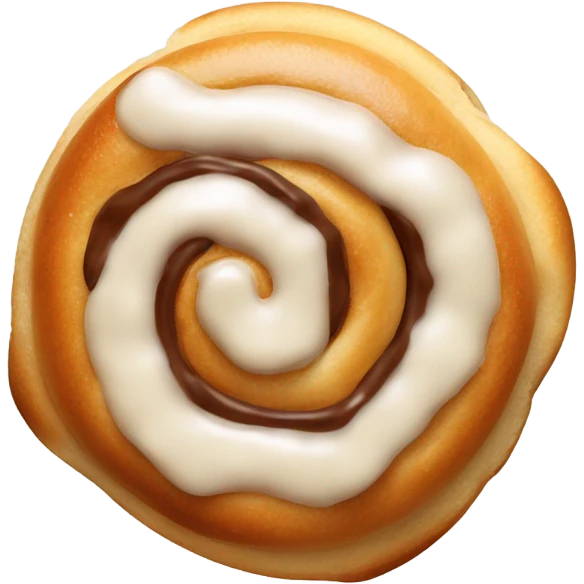 Icing cinnamon bun  emoji