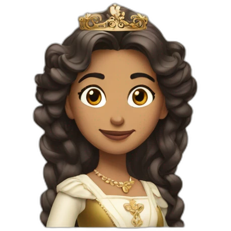 Dounia et la princesse d'Alpes emoji