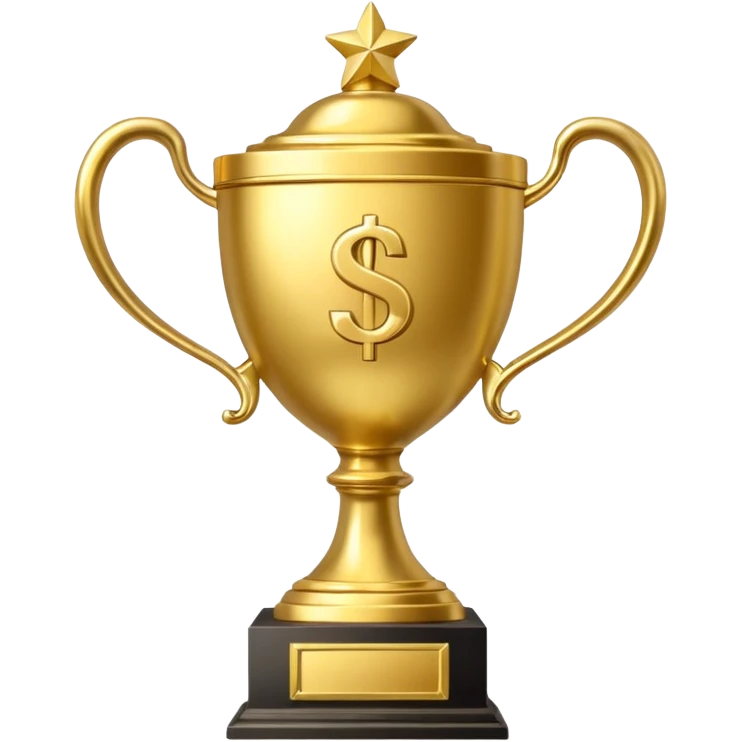 money themed trophy with 10B on it elite  emoji