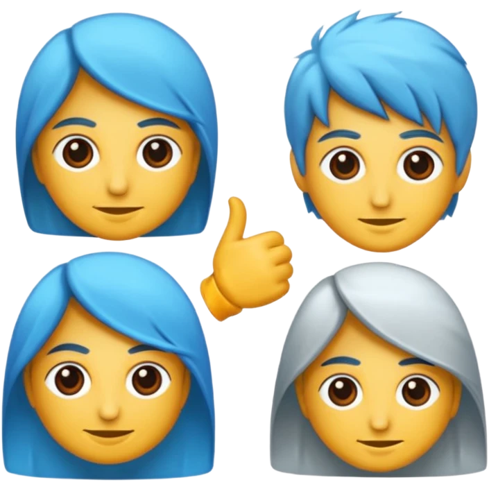 Mavi işaret emoji