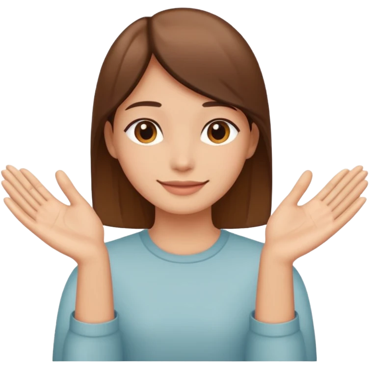 silence in the palms  emoji