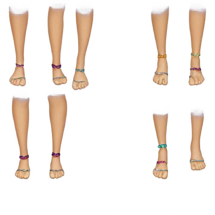 anklet legs emoji