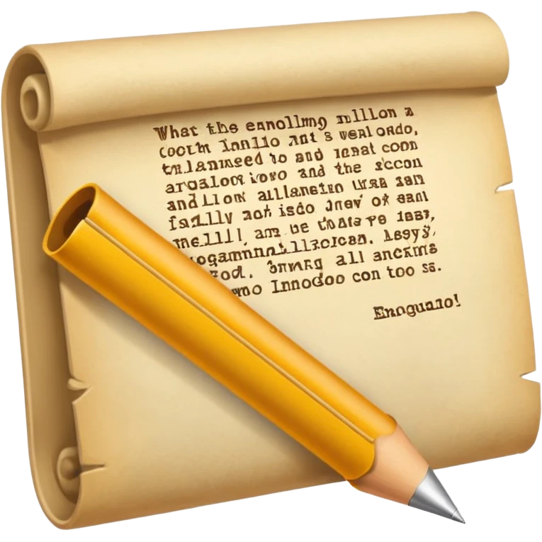 pergamino con historia emoji