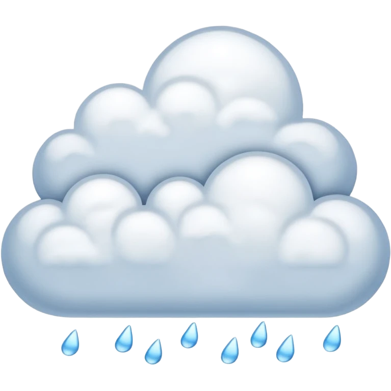 snowing clouds emoji