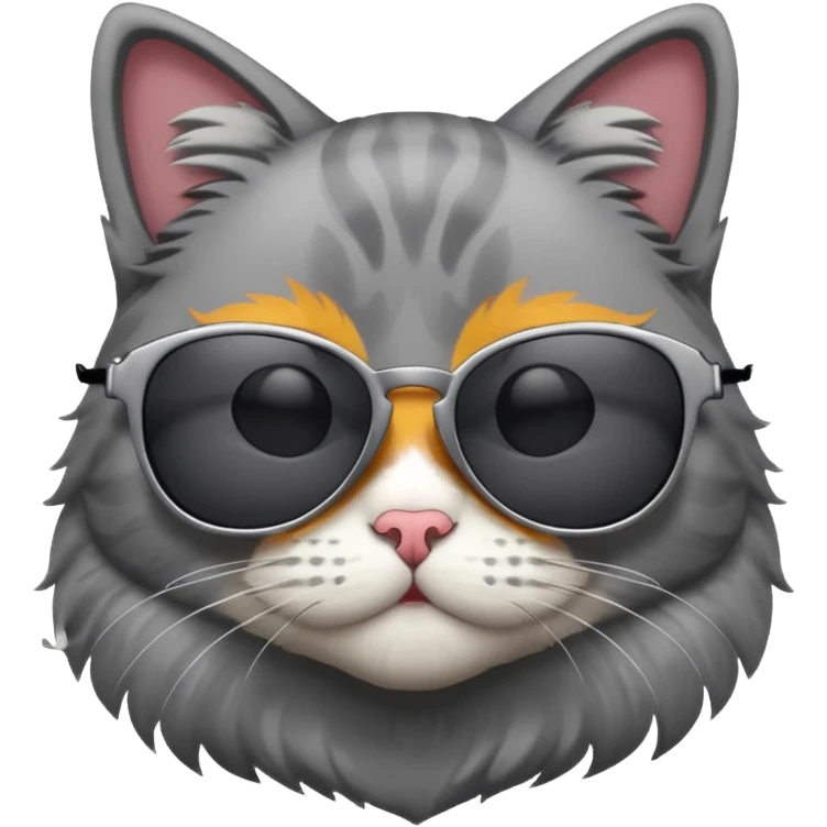 Cat wearing sunglasses emoji