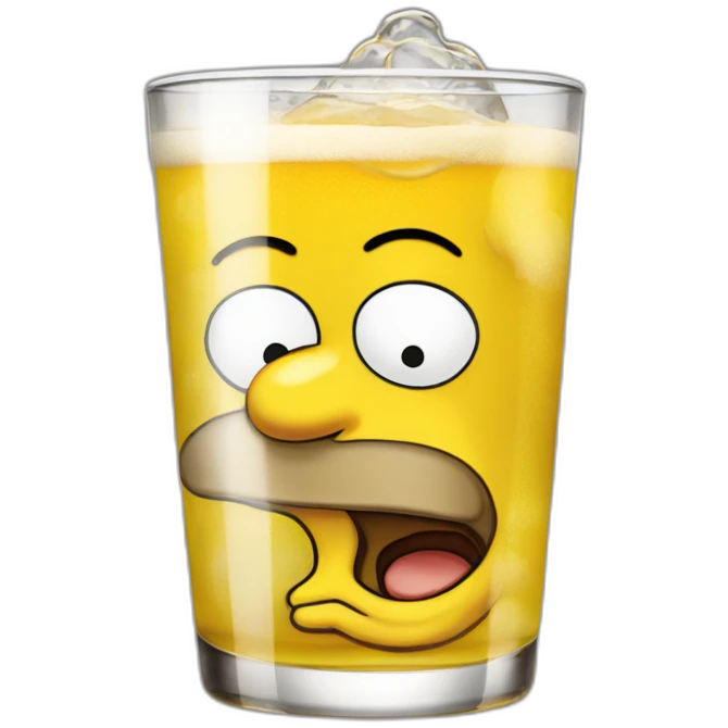homer simpson drink emoji