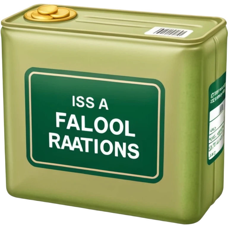 military daily rations green color emoji