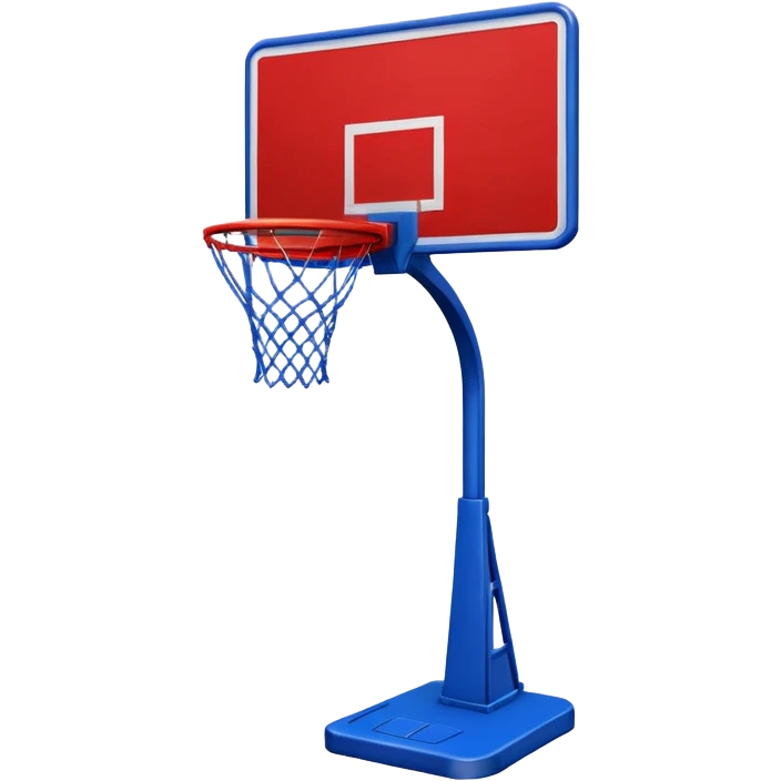 basketball stand (#00A3E0) and red (#F9423A) emoji