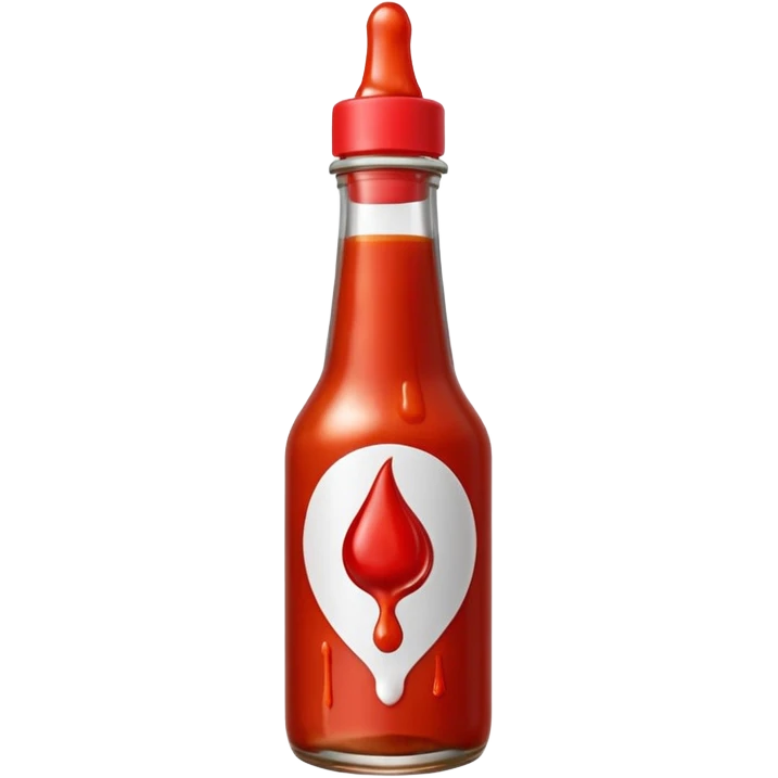 hot sauce bottle dripping emoji