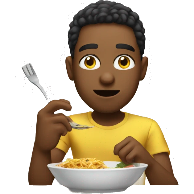 Yo comiendo emoji