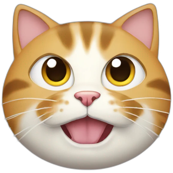 Cat eat rise emoji