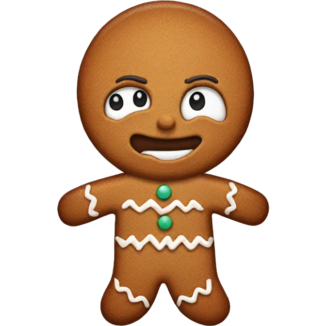 Gingerbread emoji
