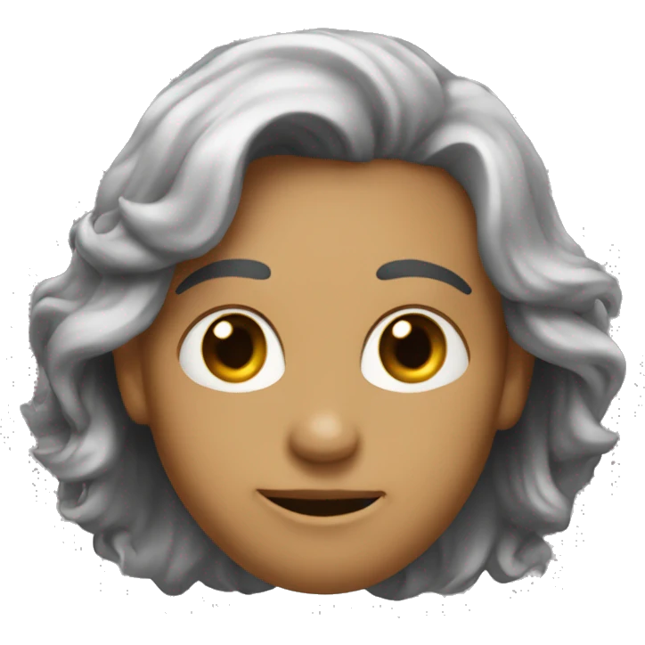 бежевое сердце  emoji