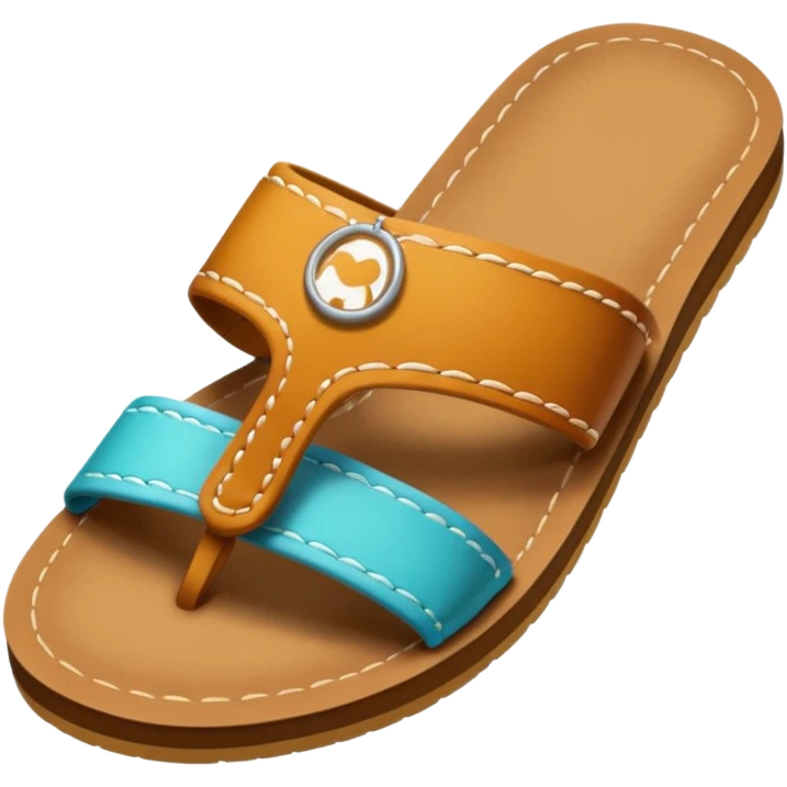 Create a emoji with sandle on hand emoji