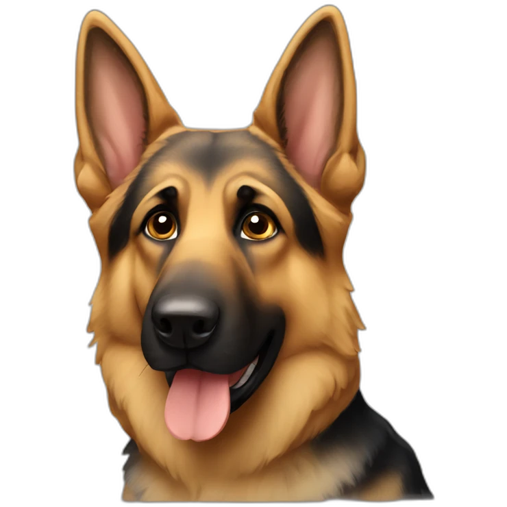 german shepherd emoji