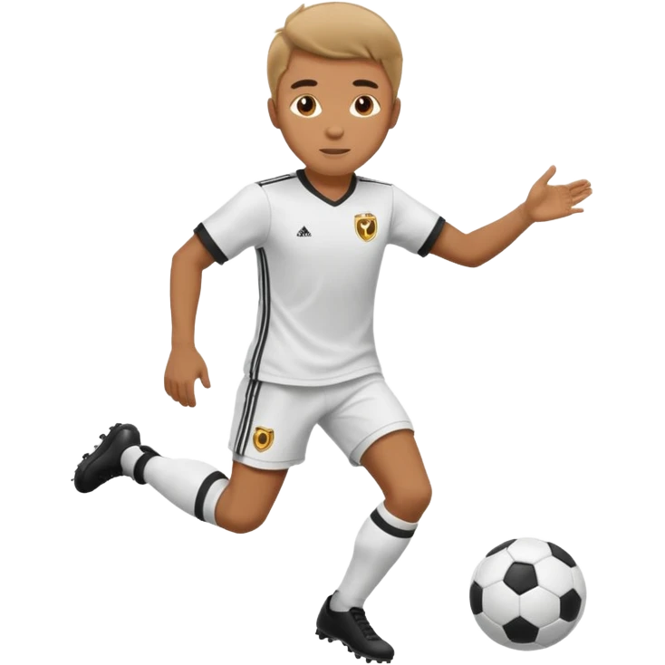 hombre jugando futbol emoji